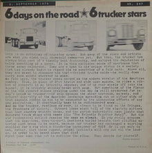 Various : 6 Days On The Road Trucker Stars (LP,Album,Compilation,Stereo)