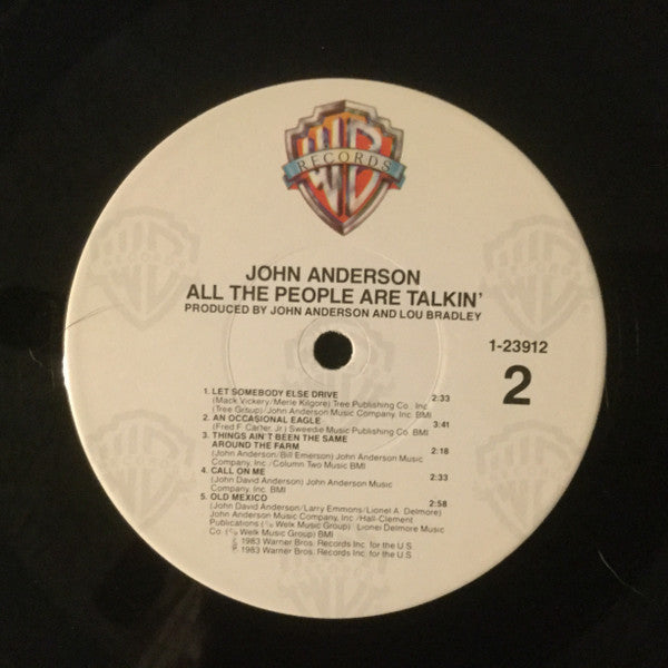 John Anderson (3) : All The People Are Talkin’ (LP,Stereo)