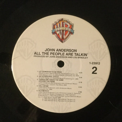 John Anderson (3) : All The People Are Talkin’ (LP,Stereo)