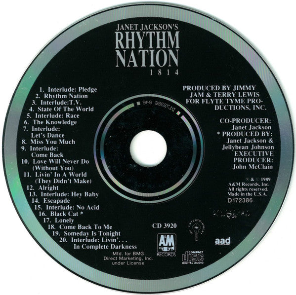 Janet Jackson : Rhythm Nation 1814 (Album,Club Edition)