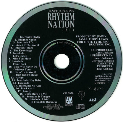 Janet Jackson : Rhythm Nation 1814 (Album,Club Edition)