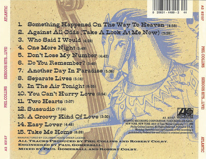 Phil Collins : Serious Hits...Live! (Album,Club Edition)