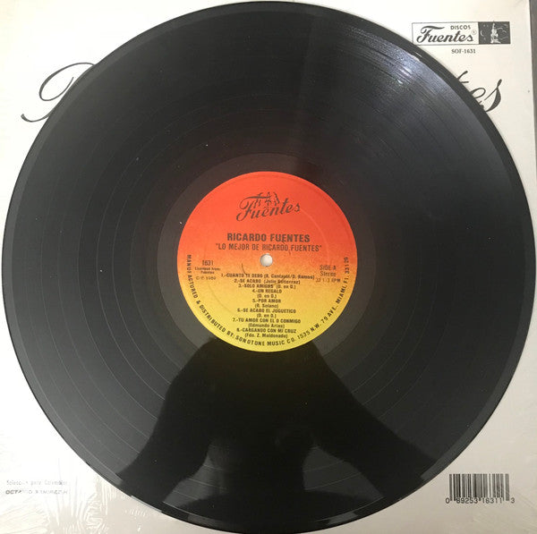 Ricardo Fuentes : Lo Mejor de Ricardo Fuentes (LP,Compilation,Stereo)