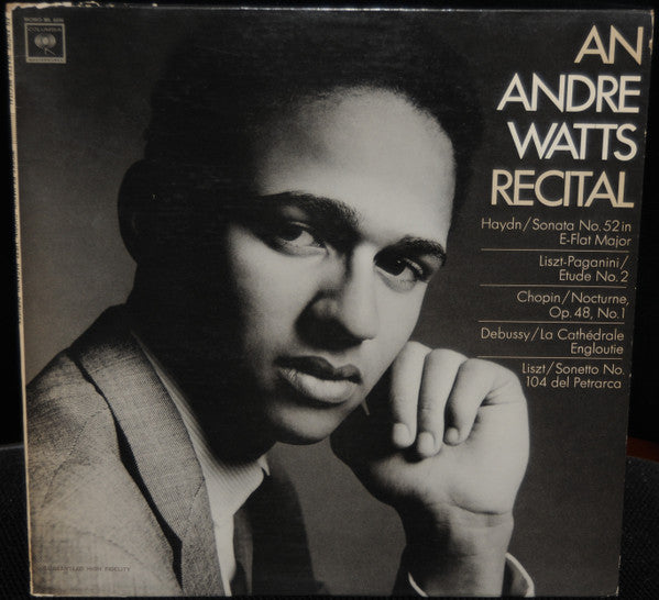 André Watts : An Andre Watts Recital (LP,Album,Mono)