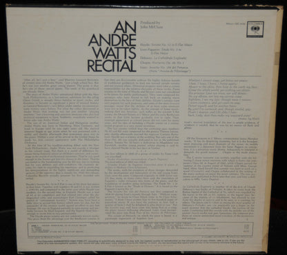 André Watts : An Andre Watts Recital (LP,Album,Mono)