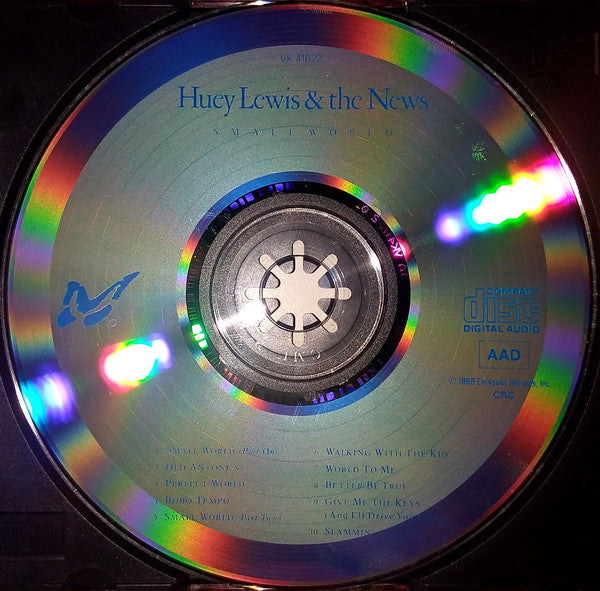 Huey Lewis & The News : Small World (Album,Club Edition,Reissue)