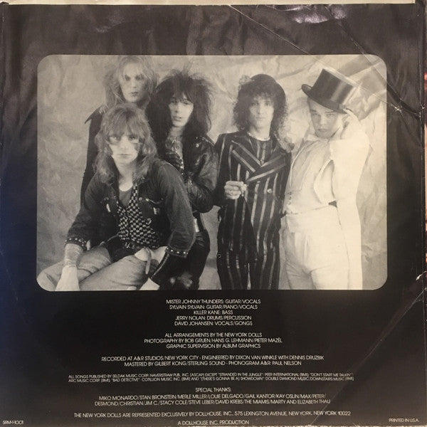 New York Dolls : Too Much Too Soon (LP,Album,Promo)