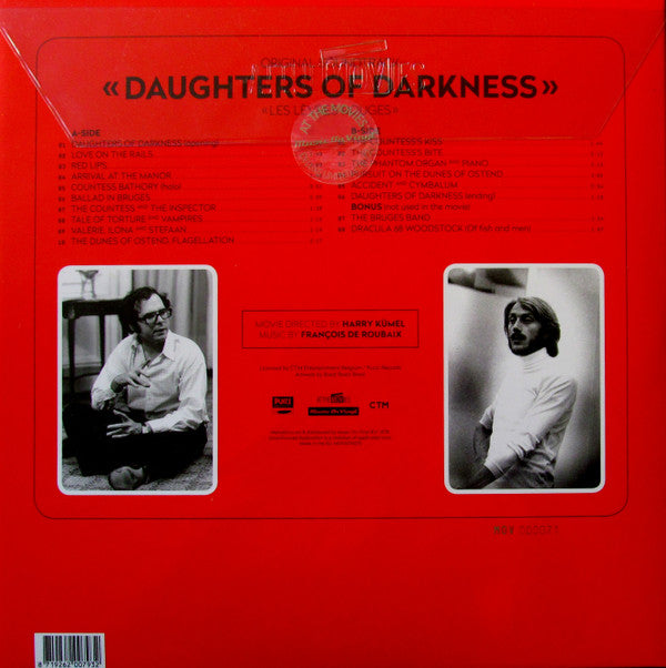 François De Roubaix : Daughters Of Darkness - Les Lèvres Rouges (Original Soundtrack) (LP,Album,Limited Edition,Numbered)