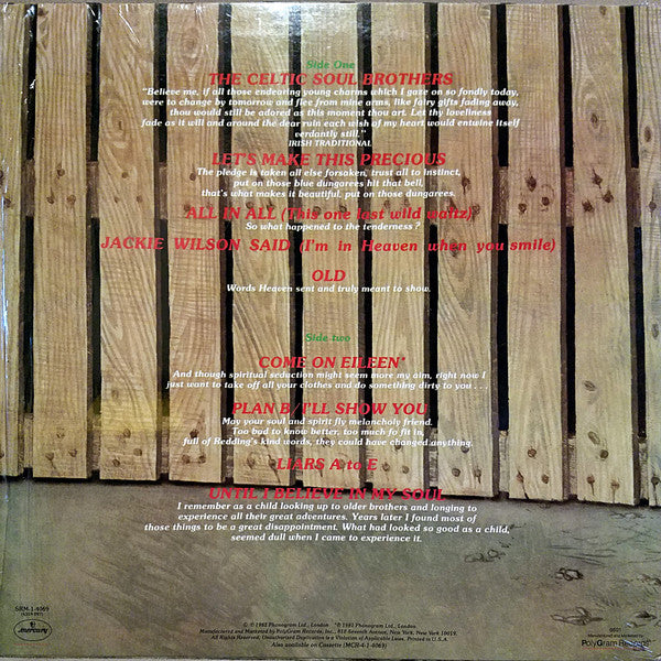 Kevin Rowland & Dexys Midnight Runners : Too-Rye-Ay (LP,Album)