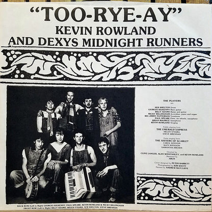 Kevin Rowland & Dexys Midnight Runners : Too-Rye-Ay (LP,Album)