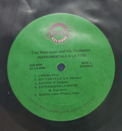 Tito Rodriguez & His Orchestra : Instrumentals A La Tito (LP,Compilation)