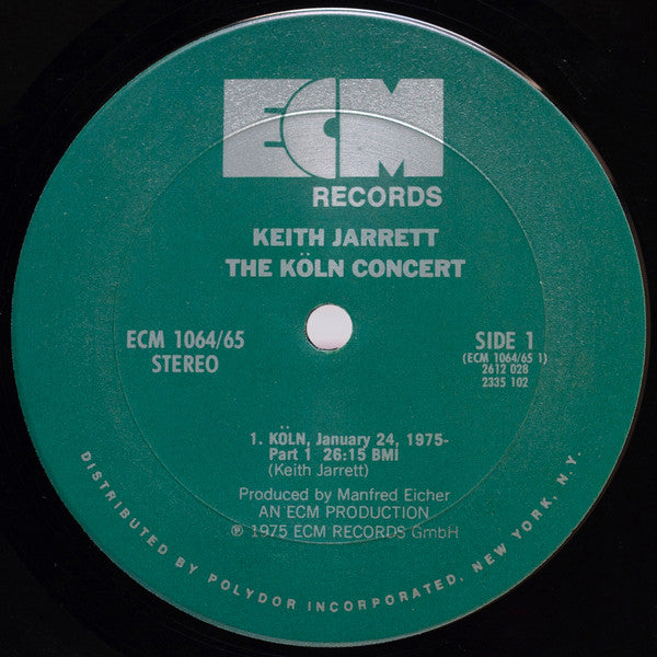 Keith Jarrett : The Köln Concert (LP,Album,Stereo)