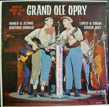 Homer And Jethro, Bashful Brother Oswald, Lonzo & Oscar, Cousin Jody : Greatest Comedy Stars Of The Grand Ole Opry (LP,Compilation,Mono)