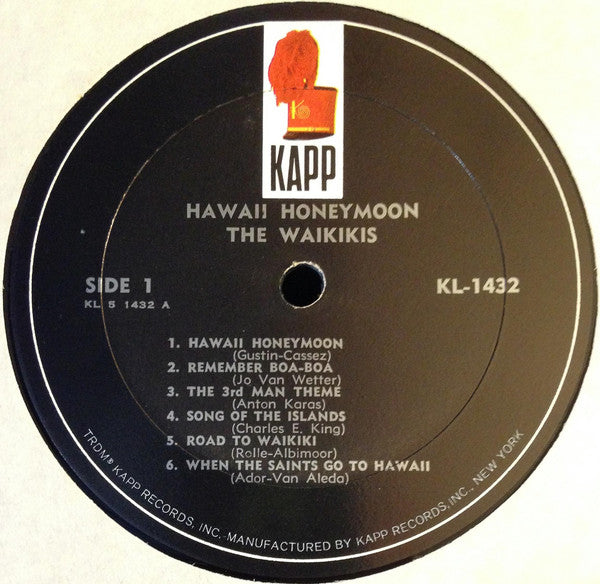 Waikiki's, The : Hawaii Honeymoon (LP,Mono)