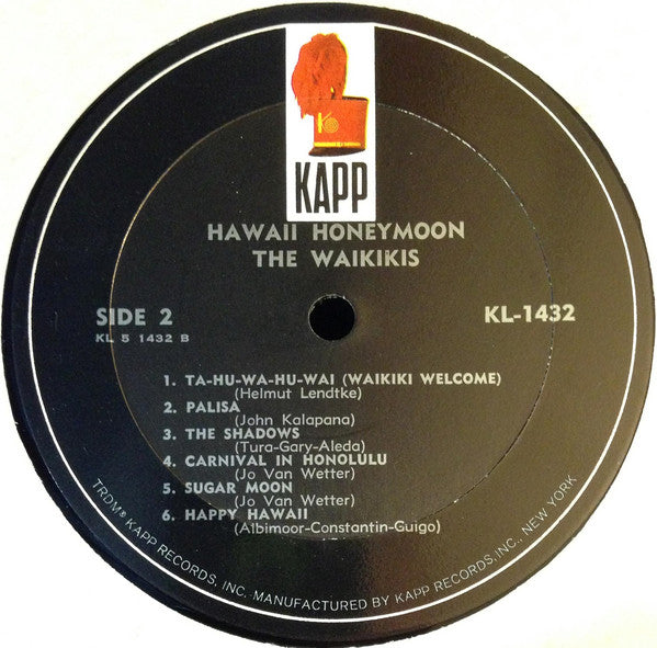 Waikiki's, The : Hawaii Honeymoon (LP,Mono)