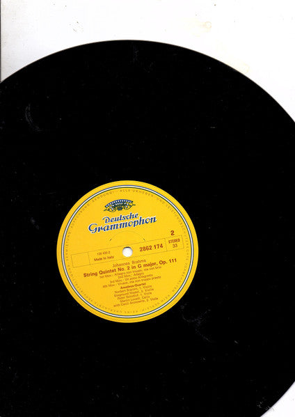 Johannes Brahms ‧ Amadeus-Quartett ‧ Cecil Aronowitz : Streichquintette Nr. 1 F-dur Und Nr. 2 G-dur (LP,Stereo)