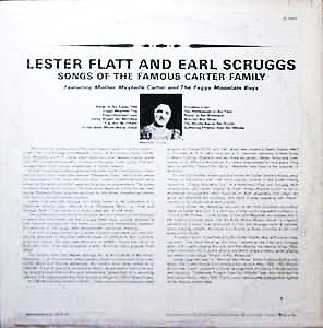 Flatt & Scruggs Featuring Maybelle Carter & Foggy Mountain Boys, The : Songs Of The Famous Carter Family (LP,Reissue)