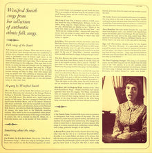 Winifred Smith : Folk Songs Of The South As Sung By Winifred Smith (LP,Album)