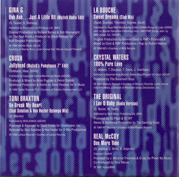 Various : Ultimate Dance Party 1998 (Mixed,Stereo)