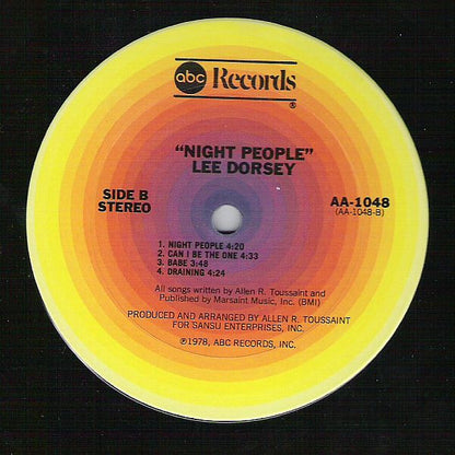 Lee Dorsey : Night People (LP,Album)