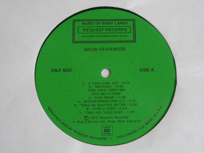 Unknown Artist : Maori Favourites (LP,Stereo)