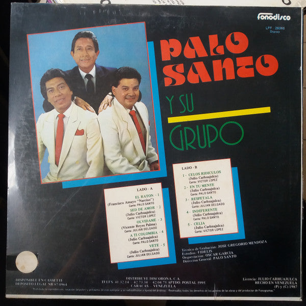 Palo Santo Y Su Grupo : Palo Santo Y Su Grupo (LP,Album)