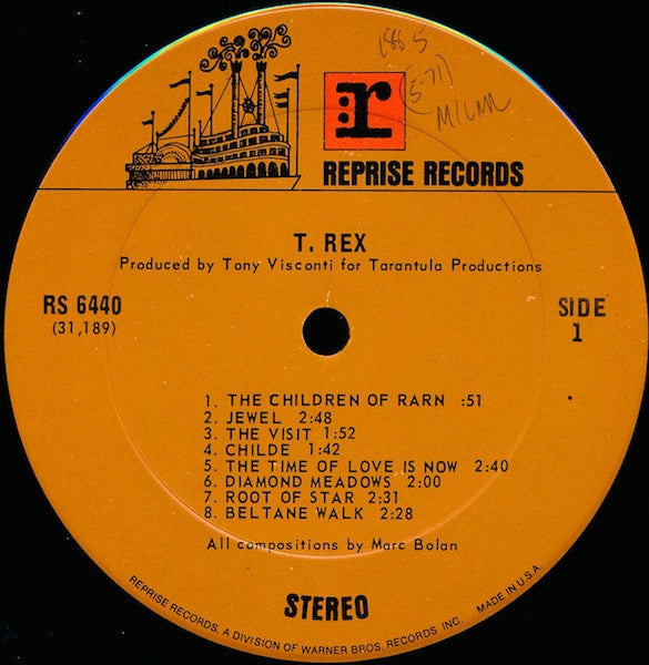 T. Rex : T. Rex (LP,Album,Stereo)