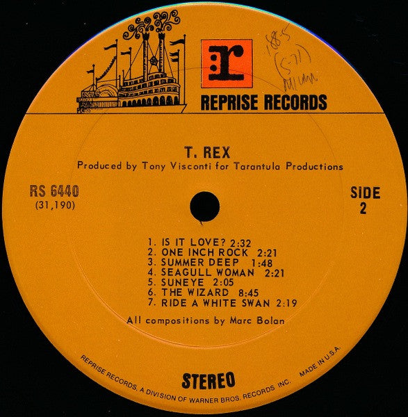 T. Rex : T. Rex (LP,Album,Stereo)