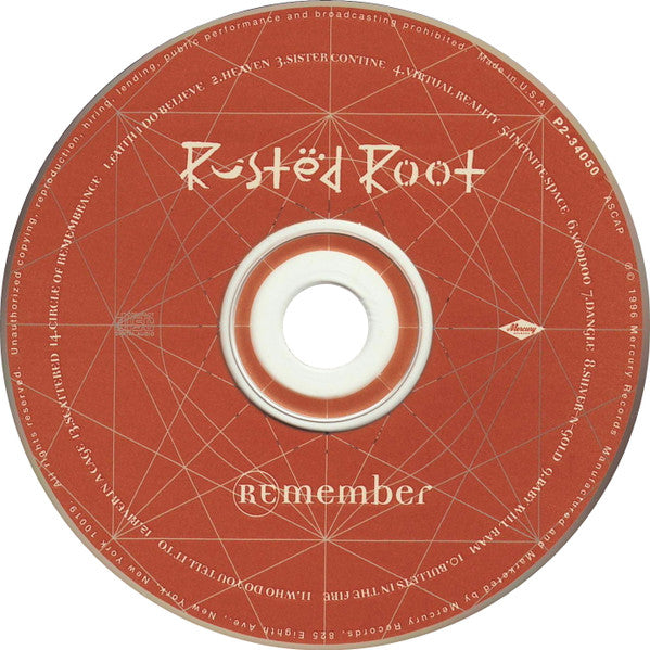 Rusted Root : Remember (Album,Club Edition)
