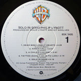 Phil Lynott : Solo In Soho (LP,Album)