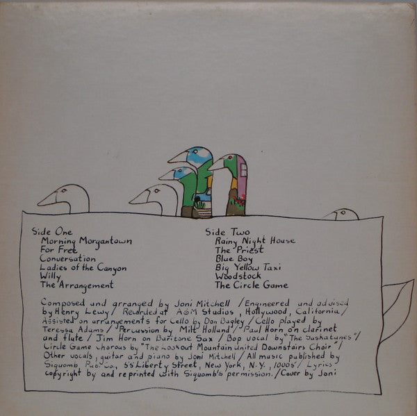 Joni Mitchell : Ladies Of The Canyon (LP,Album,Reissue,Stereo)