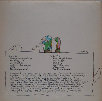 Joni Mitchell : Ladies Of The Canyon (LP,Album,Reissue,Stereo)