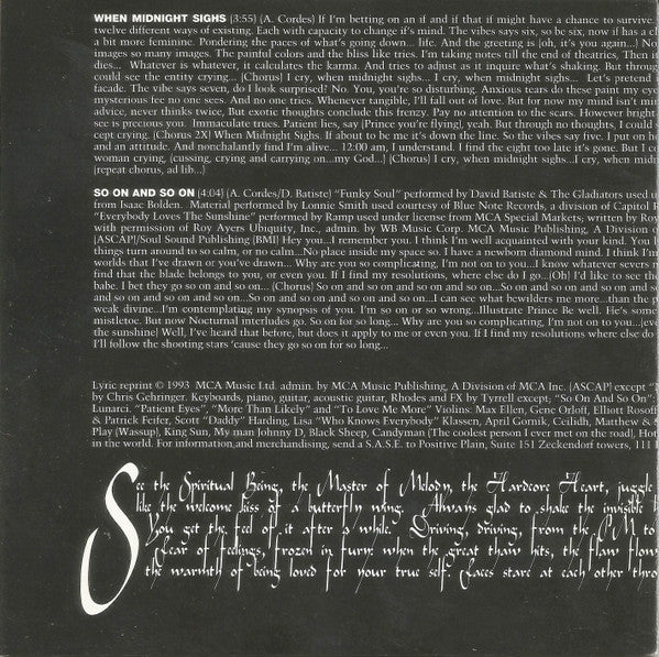 P.M. Dawn : The Bliss Album (Vibrations Of Love And Anger And The Ponderance Of Life And Existence) (Album,Club Edition,Stereo)