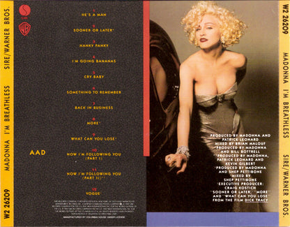 Madonna : I'm Breathless (Music From And Inspired By The Film Dick Tracy) (Album,Club Edition)