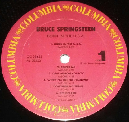 Bruce Springsteen : Born In The U.S.A. (LP,Album,Stereo)