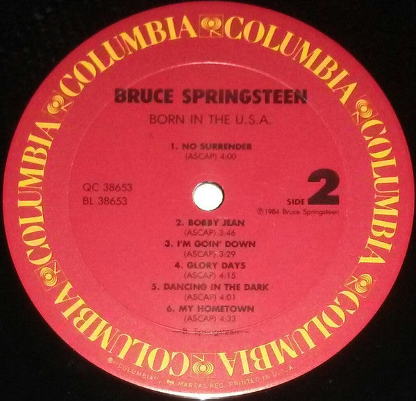 Bruce Springsteen : Born In The U.S.A. (LP,Album,Stereo)