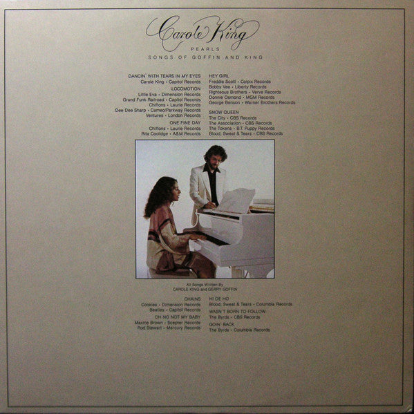 Carole King : Pearls Songs Of Goffin And King (LP,Album)