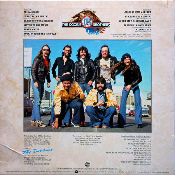 Doobie Brothers, The : Best Of The Doobies (LP,Compilation,Repress)
