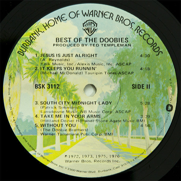 Doobie Brothers, The : Best Of The Doobies (LP,Compilation,Repress)