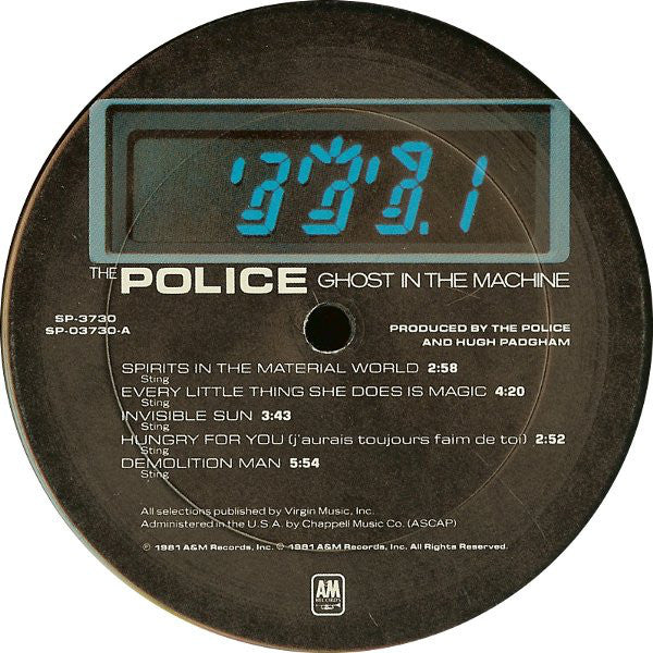 Police, The : Ghost In The Machine (LP,Album)