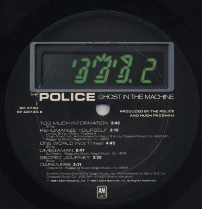 Police, The : Ghost In The Machine (LP,Album)