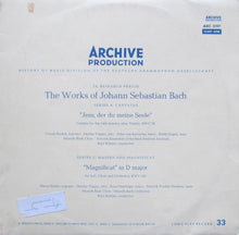 Johann Sebastian Bach : Magnicant In D Major (LP,Album)