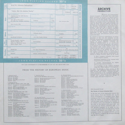 Johann Sebastian Bach : Magnicant In D Major (LP,Album)
