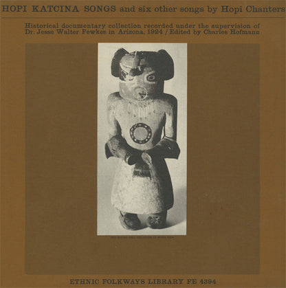 Hopi (2) : Hopi Katcina Songs And Six Other Songs By Hopi Chanters (LP)