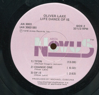 Oliver Lake : Life Dance Of Is (LP,Album)
