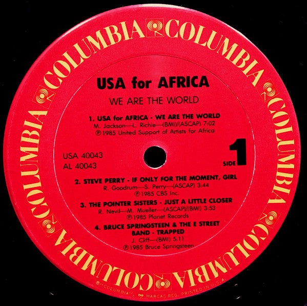 USA For Africa : We Are The World (LP,Album)