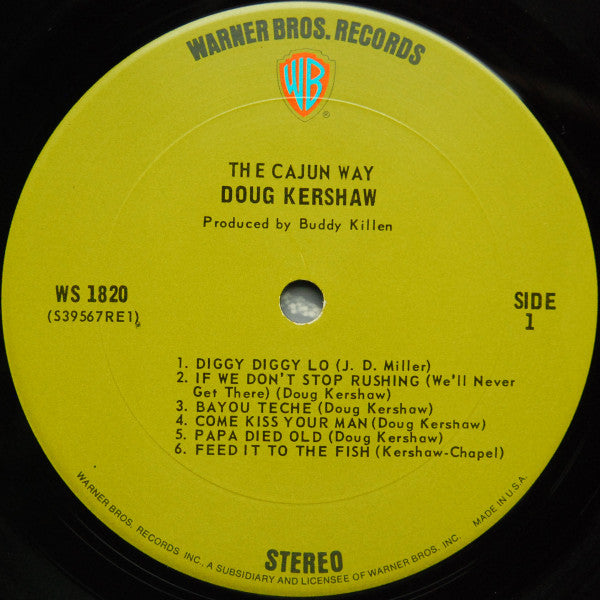 Doug Kershaw : The Cajun Way (LP,Album,Repress,Stereo)