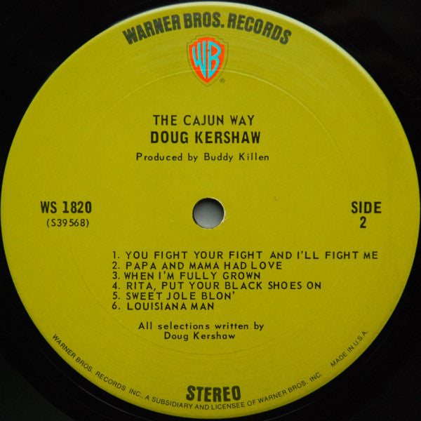 Doug Kershaw : The Cajun Way (LP,Album,Repress,Stereo)