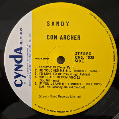 Con Archer : Sandy (LP,Album,Stereo)
