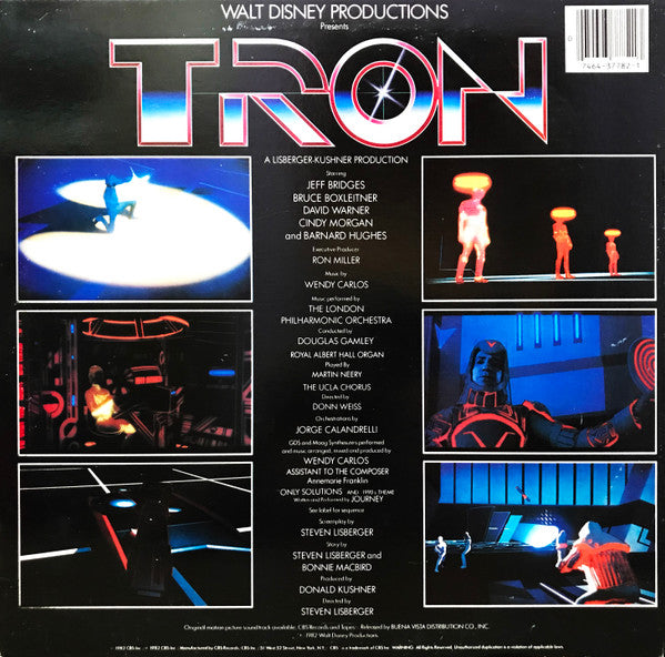 Wendy Carlos : Tron (Original Motion Picture Soundtrack) (LP)